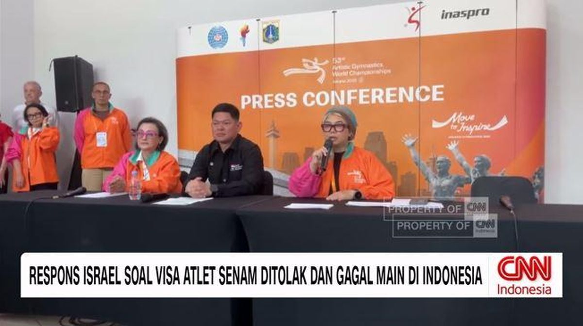 VIDEO: Respon Israel Soal Visa Atlet Ditolak Gagal Main di Indonesia