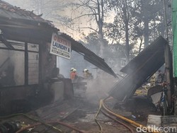 Laundry di Pancoran Merugi Rp 1 M, Mesin Cuci-Pengering Hangus Terbakar