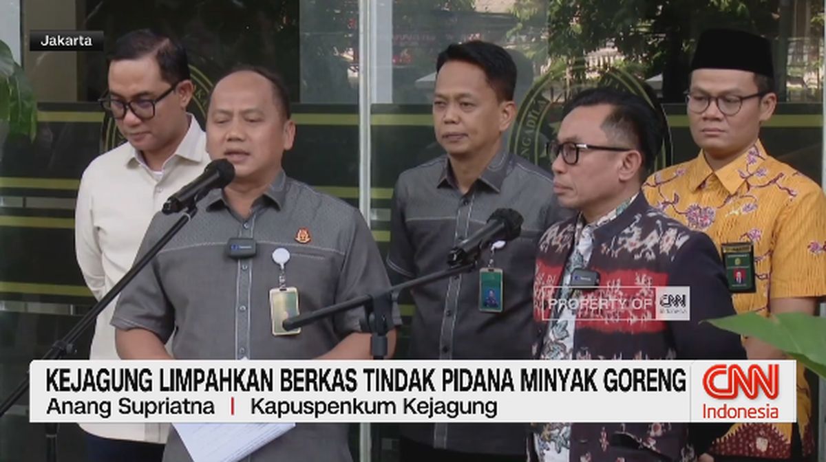 VIDEO: Kejagung Limpahkan Berkas Tindak Pidana Minyak Goreng