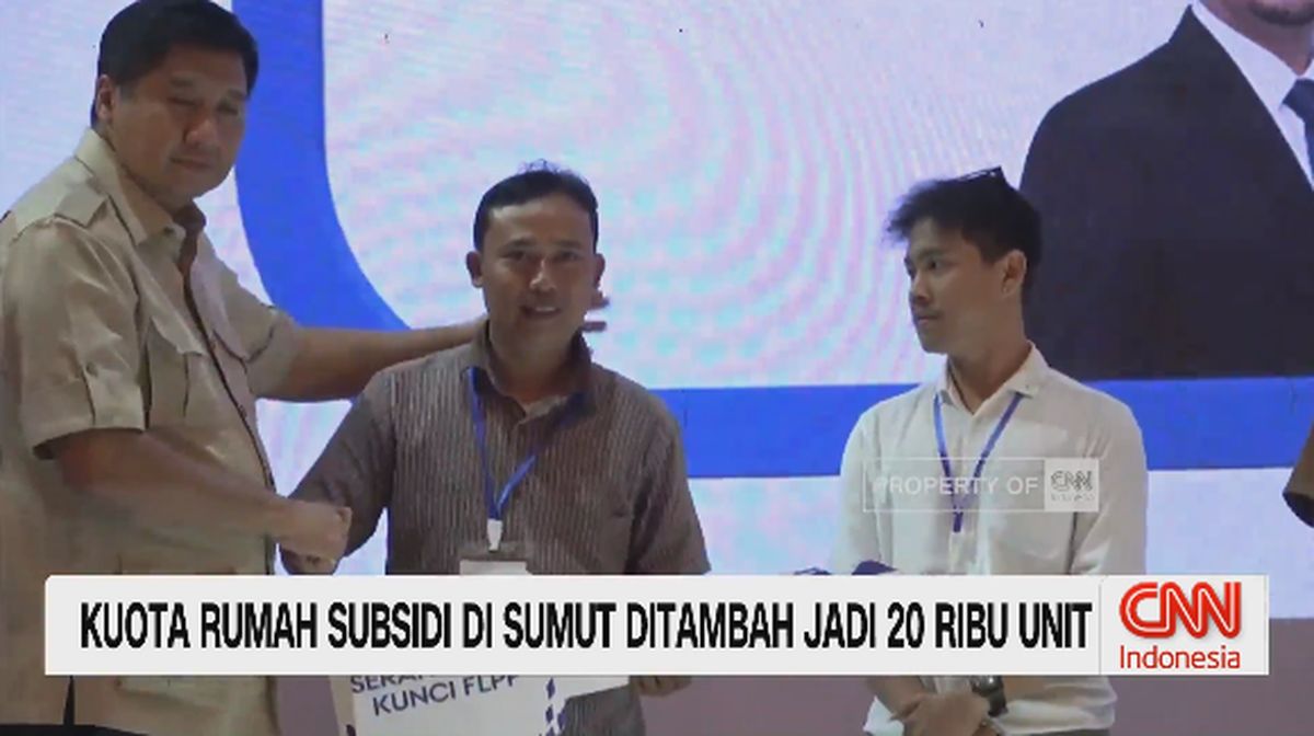 VIDEO: Kuota Rumah Subsidi di Sumut Ditambah Jadi 20 Ribu Uni