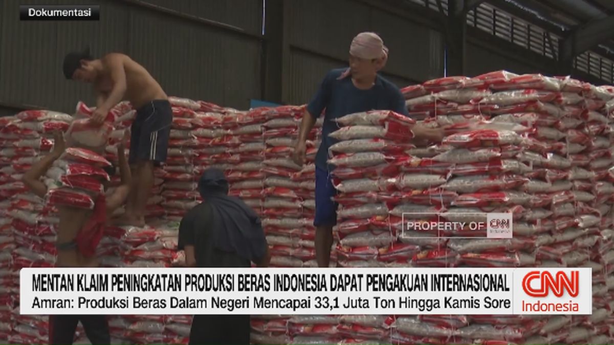 VIDEO: Produksi Beras RI Terbesar dan Swasembada Pangan