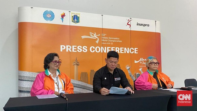 Ketua PB Persani, Ita Yuliati, mengonfirmasi dukungan FIG terhadap keputusan Indonesia menolak visa atlet Israel di Kejuaraan Dunia Senam Artistik 2025.