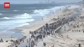 VIDEO: Israel Masih Bom Gaza Meski Sepakat Gencatan Senjata 