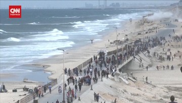 VIDEO: Israel Masih Bom Gaza Meski Sepakat Gencatan Senjata