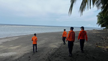 Warga Ternate Panik Berlarian saat Air Laut Mendadak Surut Imbas Gempa
