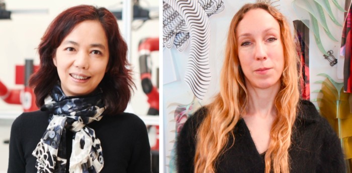 Perempuan polymath: Fei-Fei Li dan Iris van Herpen. Fei-Fei Li adalah ilmuwan AI yang aktif dalam etika teknologi. Iris van Herpen, desainer fashion yang memadukan seni, sains material, dan teknologi 3D printing./Foto: hai.stanford.edu/dezeen.com