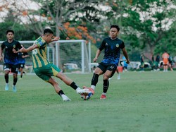 Turunkan Lapis Kedua, PSIM Jogja Ditahan Imbang PSBS 1-1 di Uji Coba
