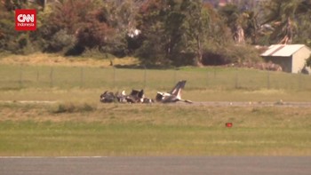 VIDEO: Pesawat Jatuh di Bandara Shellharbour Australia, 3 Orang Tewas