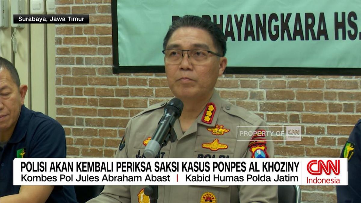 VIDEO: Kabidhumas Polda Jatim: Penetapan Tersangka Al-Khoziny Bertahap