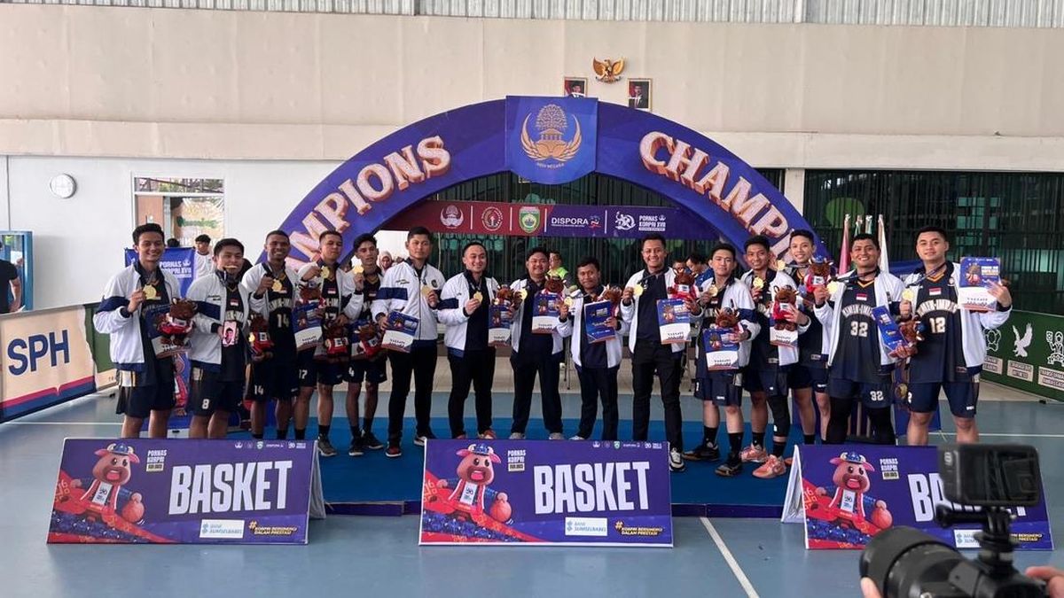 Tim Basket Kemenimipas Sabet Gelar Juara PORNAS XVII KORPRI 2025