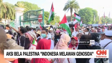 VIDEO: Aksi Bela Palestina 'Indonesia Melawan Genosida'
