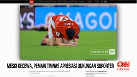 VIDEO: Meski Kecewa, Pemain Timnas Apresiasi Dukungan Suporter