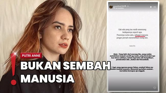 Amanda Manopo Nikah, Putri Anne Singgung Masa Depan Seseorang