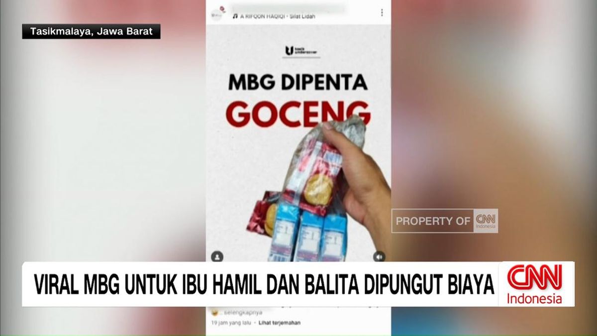 VIDEO: Viral MBG untuk Ibu Hamil dan Balita Dipungut Biaya