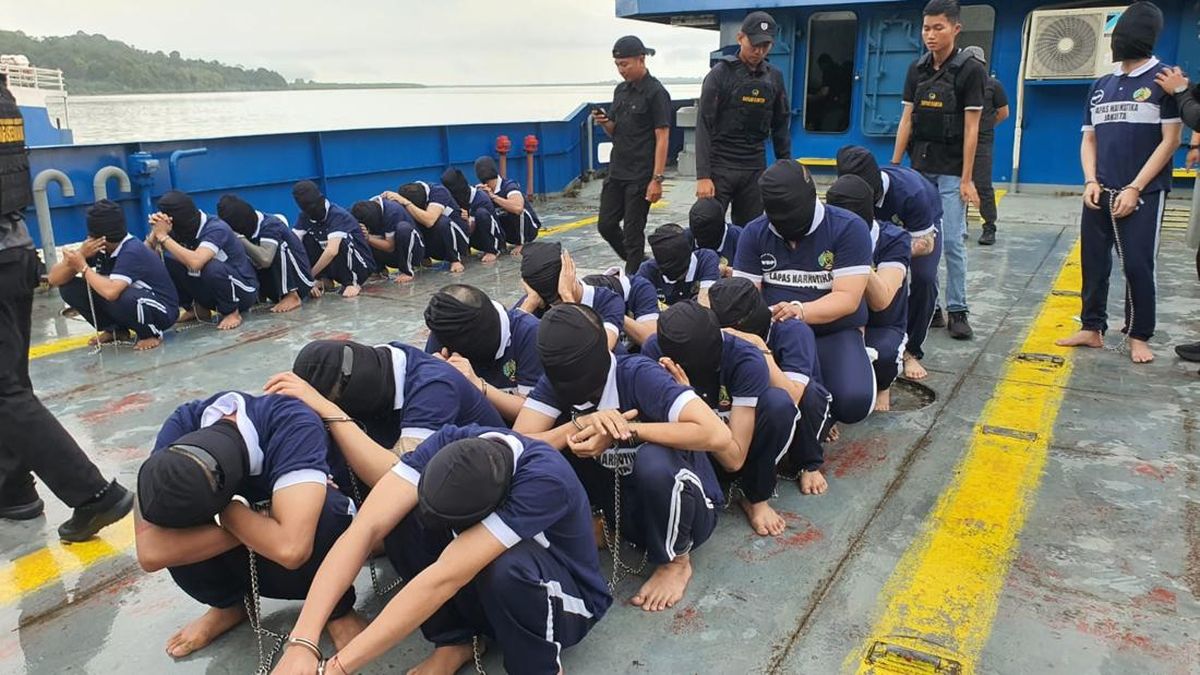 263 Narapidana Risiko Tinggi Dipindah ke Nusakambangan