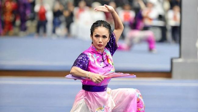 Jadi Wakil Indonesia, Kris Dayanti Ikut Pertandingan Wushu Internasional di China