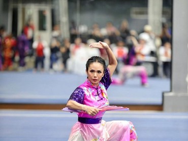img-title Jadi Wakil Indonesia, Kris Dayanti Ikut Pertandingan Wushu Internasional di China