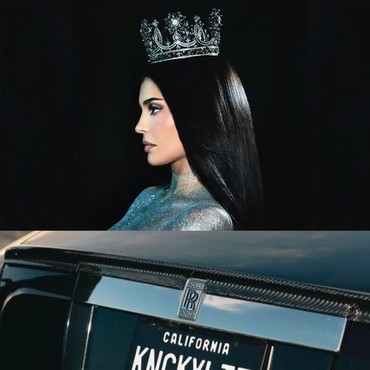 Kylie Jenner Tampil Glamor dengan Mahkota Buatan Desainer Indonesia
