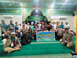 Polres Meranti Ajak Warga Jaga Kamtibmas Lewat Suling Emas Masjid ke Masjid