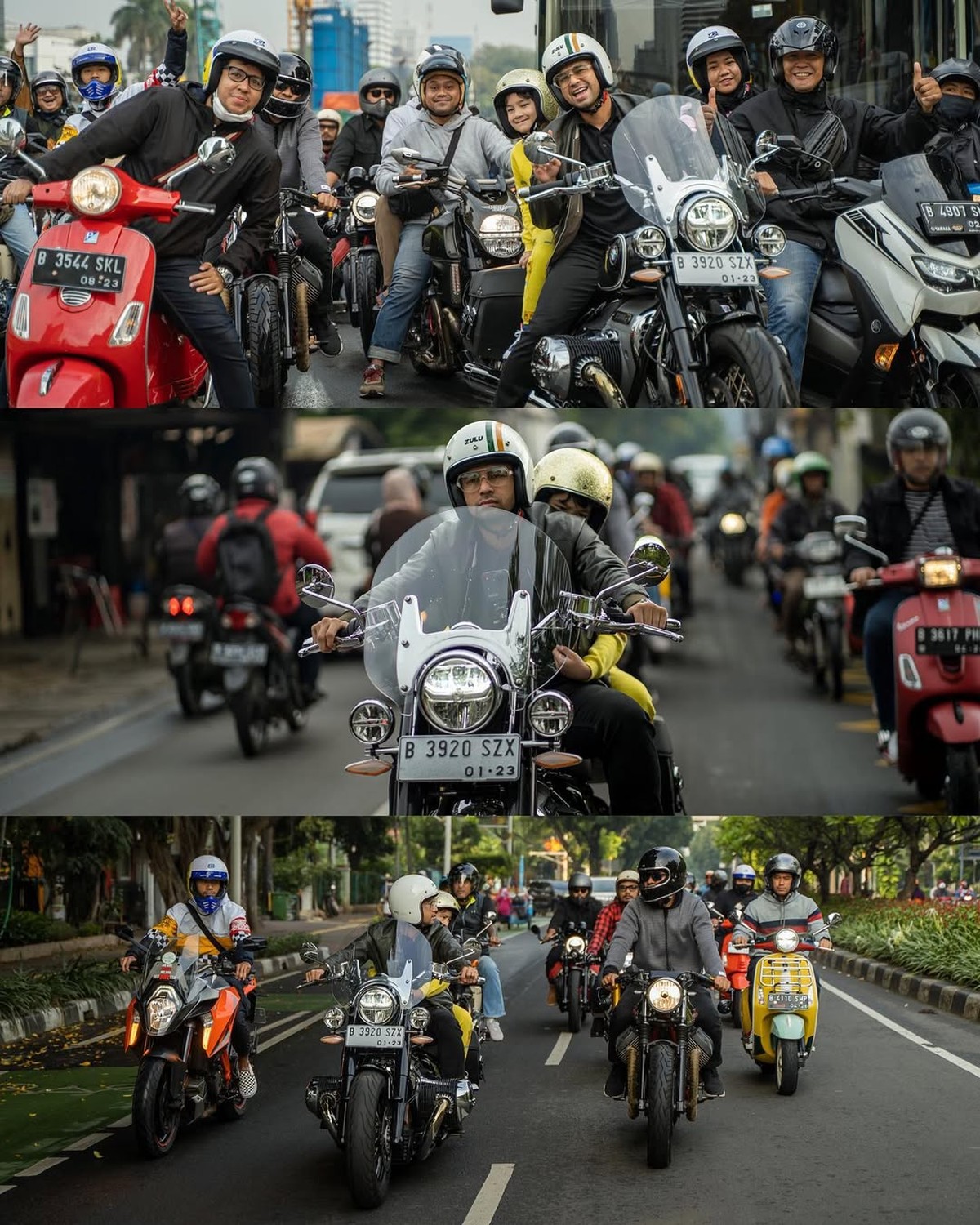 Raffi Ahmad & Nagita Slavina bareng Karyawan RANS Entertainment