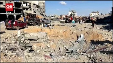 VIDEO: Haru Warga Gaza Pulang ke Rumah usai Israel Tarik Pasukan