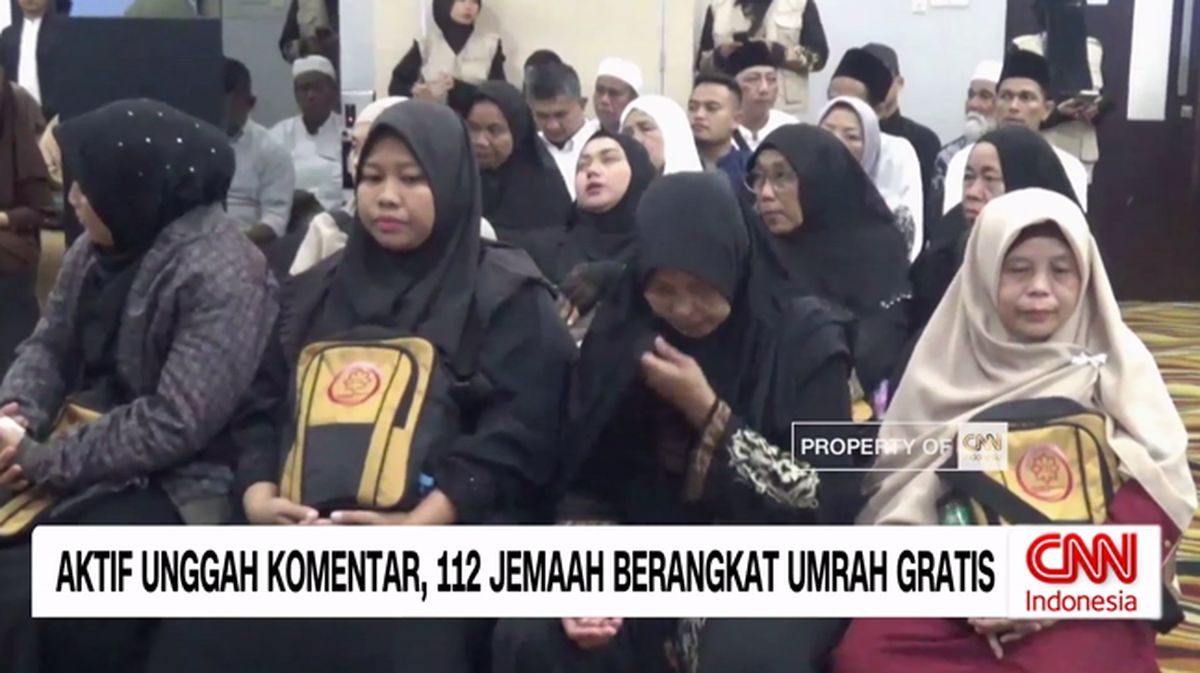 VIDEO: 112 Jemaah Umrah Gratis Berkat Unggahan di Sosmed