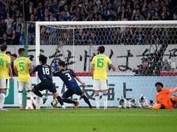Jepang Vs Brasil: Comeback! Samurai Biru Tebas Tim Samba 3-2