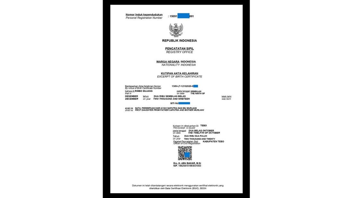 Apakah Akta Kelahiran Masih Perlu Dilegalisir?