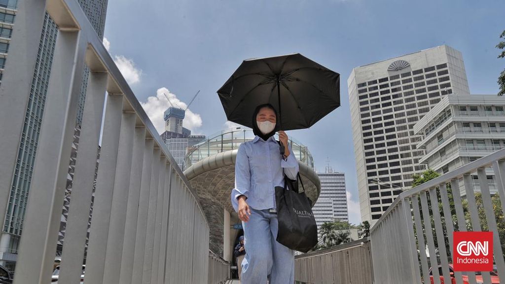 Jakarta Juara 1 Kota Paling 'Terpanggang' di RI, Suhunya Tembus Segini
