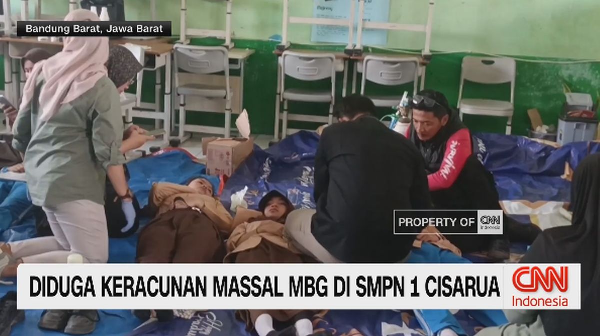 VIDEO: Diduga Keracunan Massal MBG di SMPN 1 Cisarua