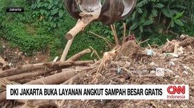 VIDEO: DKI Jakarta Buka Layanan Angkut Sampah Besar Gratis