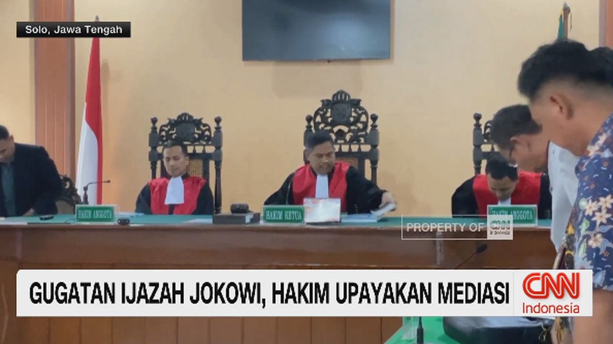VIDEO: Gugatan Ijazah Jokowi, Hakim Upayakan Mediasi