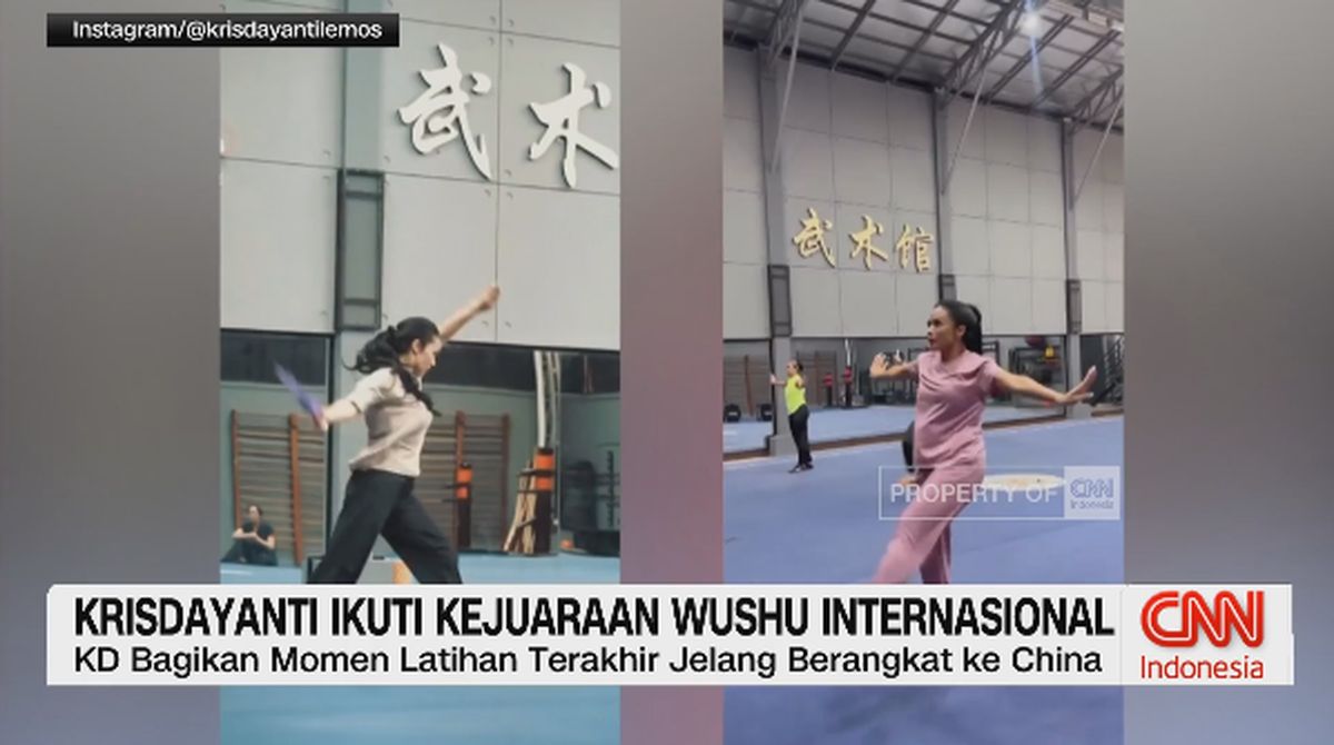 VIDEO: Krisdayanti Ikuti Kejuaraan Wushu Internasional
