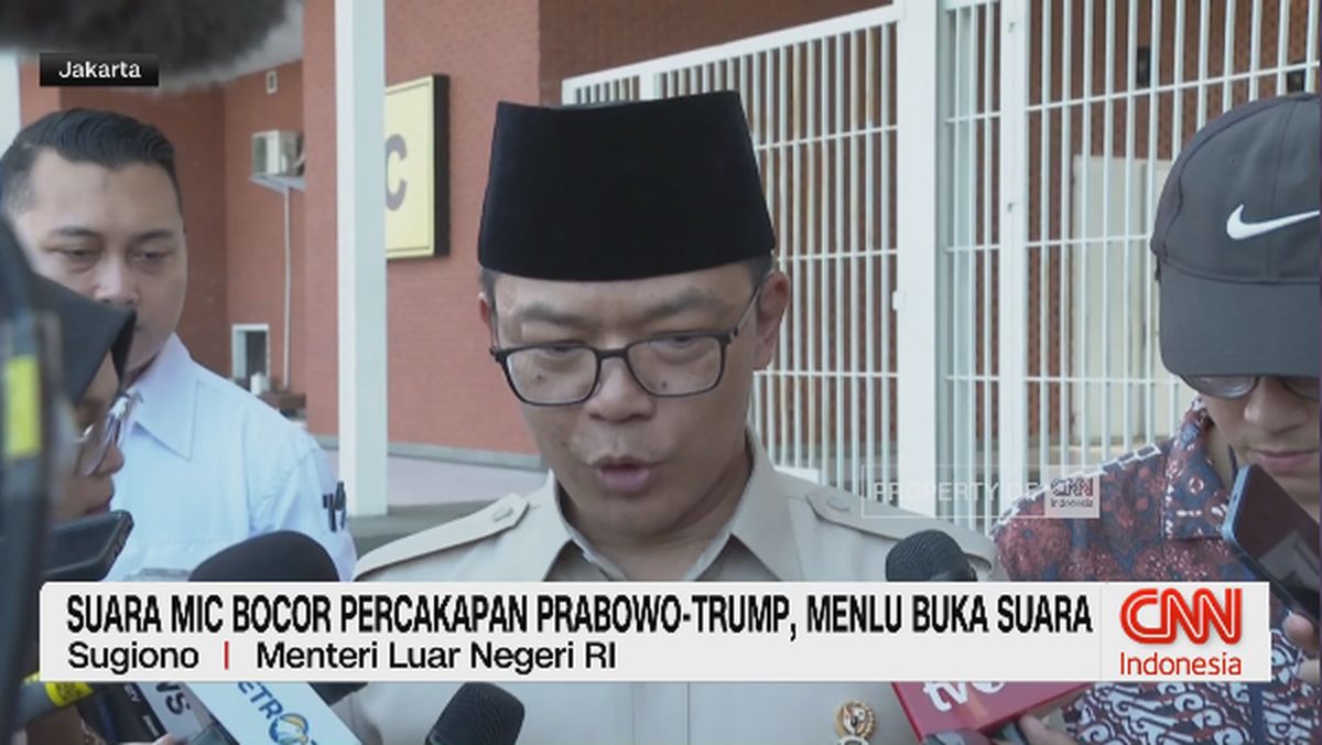 VIDEO: Menlu Buka Suara Mic Bocor Percakapan Prabowo - Trump