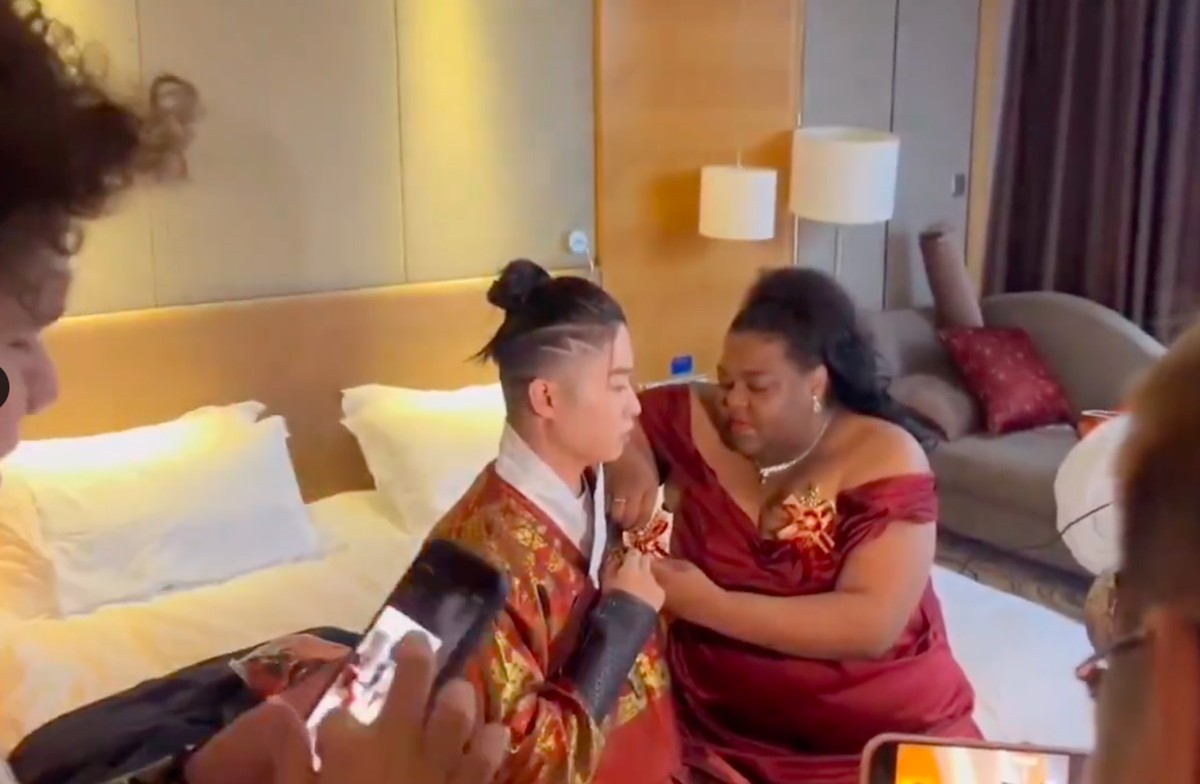 pernikahan pria china dengan wanita afrika