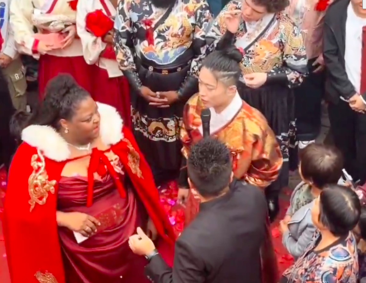 pernikahan pria china dengan wanita afrika