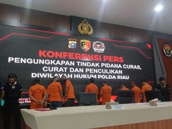 8 Pelaku Kejahatan di Riau Dibekuk: Jambret, Culik hingga Garong Minimarket