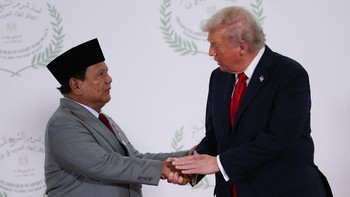 FOTO: Momen Prabowo Hadiri KTT Perdamaian Gaza di Mesir