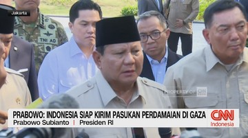 VIDEO: Prabowo: Indonesia Siap Kirim Pasukan Perdamaian di Gaza