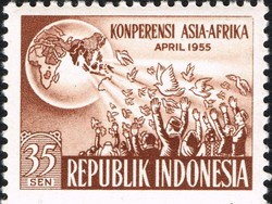 Kisah Prangko KAA 1955: Simbol Perdamaian dari Bandung untuk Dunia