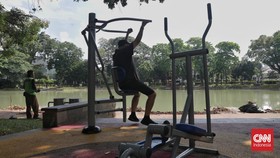 FOTO: Taman Situ Lembang, Ruang Terbuka Biru di Jantung Jakarta