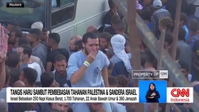 VIDEO: Tangis Haru Sambut Pembebasan Tahanan Palestina
