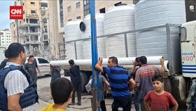 VIDEO: Agresi Israel Usai, Warga Gaza Bisa Dapat Air Bersih Lagi