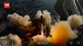 VIDEO: Uji Coba Ke-11 Starship SpaceX Sukses Meluncur dari Texas