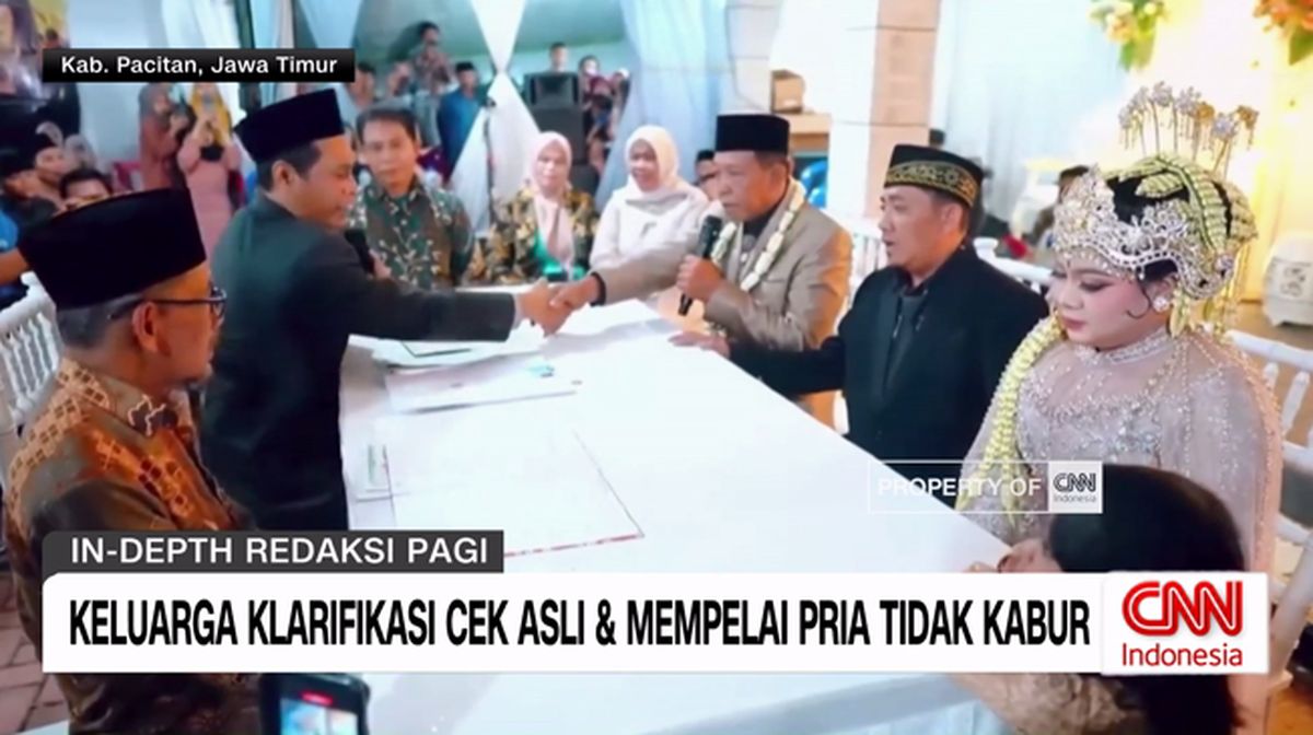 VIDEO: Viral Pernikahan Beda 50 Tahun dengan Mahar Cek Rp3 M