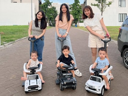 Deretan Eks Member JKT 48 Momong Anak Bareng, Shanju hingga Desy Genoveva