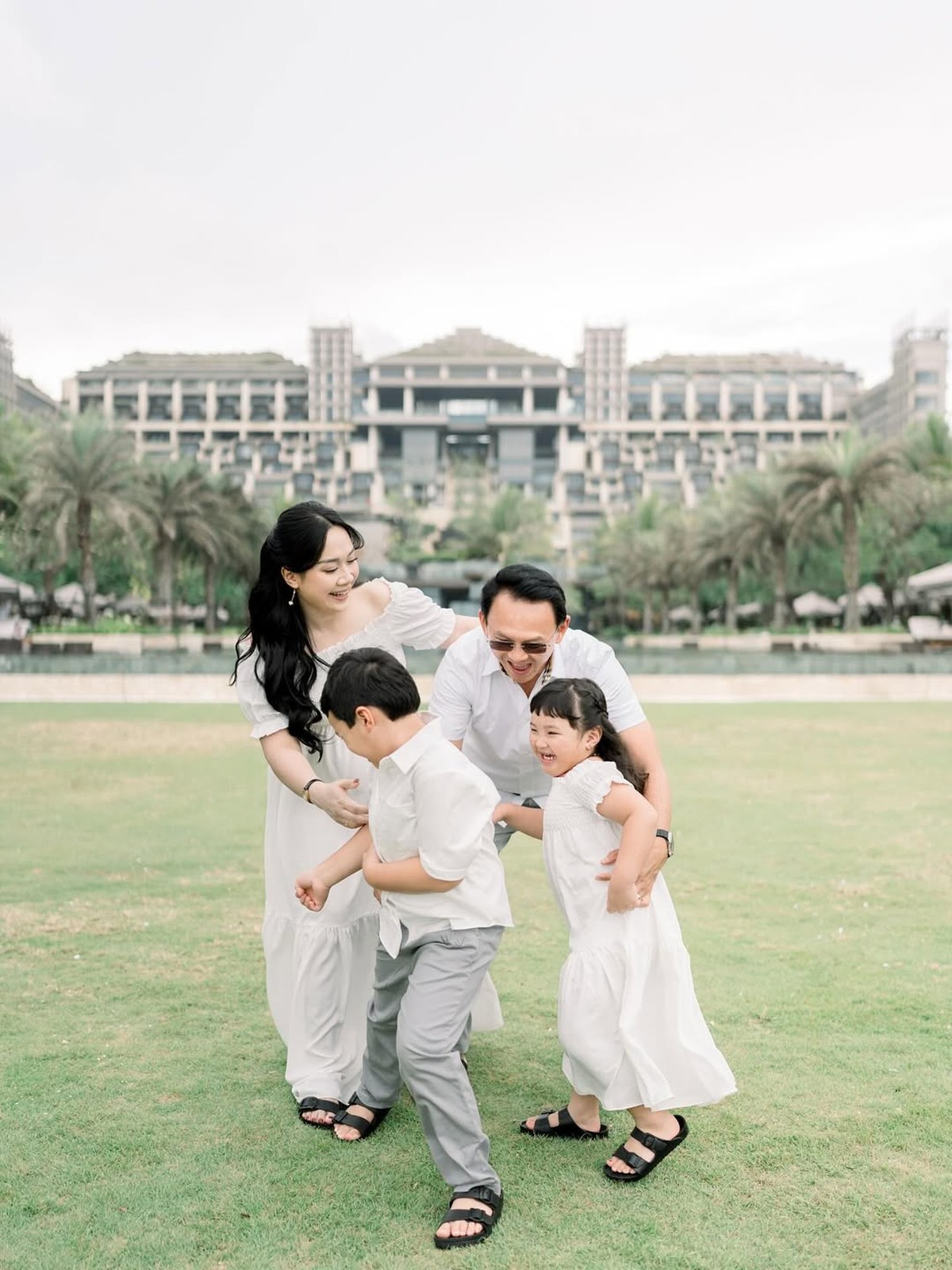 Keluarga Ahok dan Puput Nastiti Devi