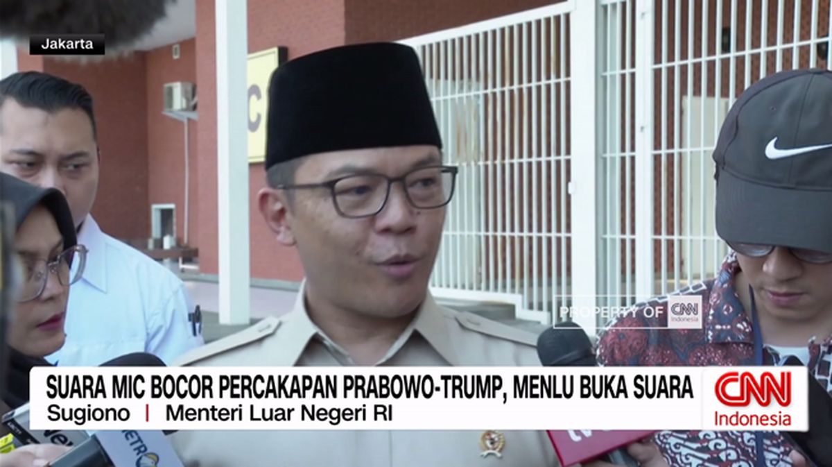 VIDEO: Menlu Buka Suara Mic Bocor Percakapan Prabowo-Trump