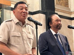 Surya Paloh Temui Menhan di Kantornya, Ngaku Dapat Vitamin