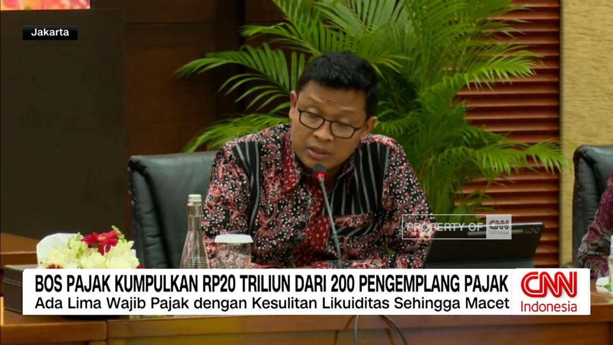 VIDEO: Bos Pajak Kumpulkan Rp20 Triliun dari 200 Pengemplang Pajak